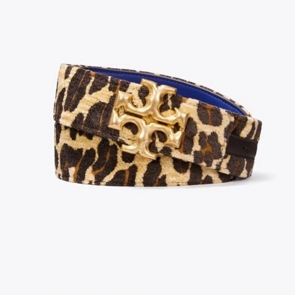 New Tory burch 1.5” ELEANOR LEOPARD BELT